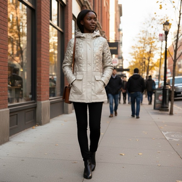 Ellen Tracy Jackets & Blazers - Elegant Quilted Women's Jacket